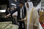 معالي سلطان بن سعيد المنصوري، وزير الاقتصاد بدولة الإمارات، بجولة تفقدية في منصة داماك العقارية بمعرض العقارات الدولي 