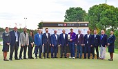 Justin Rose wins the 2017 Turkish Airlines Open and the trophy is flown in by hoverboard