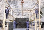 30,000 green carpets in Grand Mosque maintained thru sequenced stages