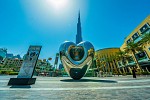 Huge version of ‘LOVE ME’ heart sculpture unveiled in Downtown Dubai