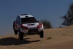 THE ACCIONA 100% ECOPOWERED, FIRST ELECTRIC RALLY CAR TO COMPETE IN THE EMIRATES DESERT CHAMPIONSHIP RALLY