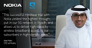 Nokia and Mobily achieve the highest throughput with mmWave in its live 5G network in Riyadh