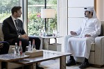 Maktoum bin Mohammed meets with President, CEO of PayPal