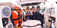 الفالح يدشن أسطول الطب الميداني في المعيصم ويتفقد المستشفيات في منى وعرفات 