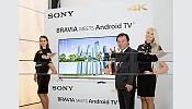 سوني برافيا وAndroid TVTM يجتمعان في التصميم الأكثر نحافة لأجهزة تلفزيون 4K
