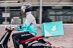 New logo, visual identity and rider equipment for Deliveroo, the on-demand food delivery service