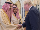 King, crown prince receive British foreign secretary