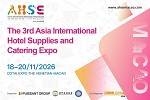 The AHSE Asia International Expo will take place from November 18 to 20, 2026, at The Venetian Macao's Cotai Expo.