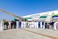 الخطوط السعودية تحتفي جوّاً برحلتها من الرياض إلى مطار البحر الأحمر الدولي